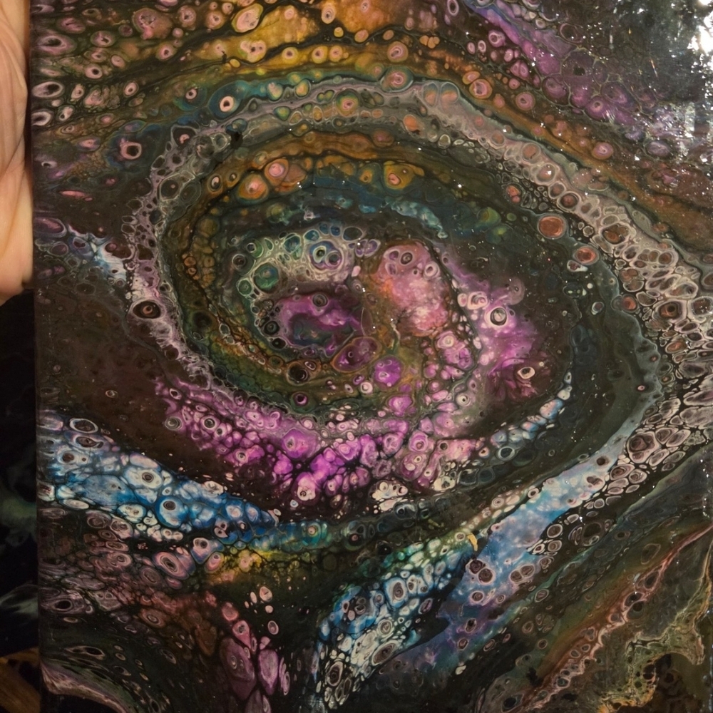 Vibrant Swirl Canvas Art - Multicolor